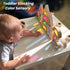 BOHS Rainbow Sensory Blocks (24 pcs) - Wooden Toddler Toys for Light Table/Sunny Window Play
