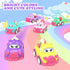 seveclotree 1 Toys,1st 1 2 Toys for Year Old Girls,Baby Cartoon Car Toys with Shooting Car Station,Toddler Girl
