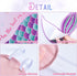 WERNNSAI Pin The Tail on The Mermaid Game - Mermaid Party Decorations with 21'' x 28'' Poster & 24 Pcs Tail Stickers