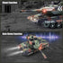 2.4Ghz 13 6-8 9-12, RC Tank that Shoots for Kids - Remote Control Army Tank Toys with Auto Demo Sound Light Smoke