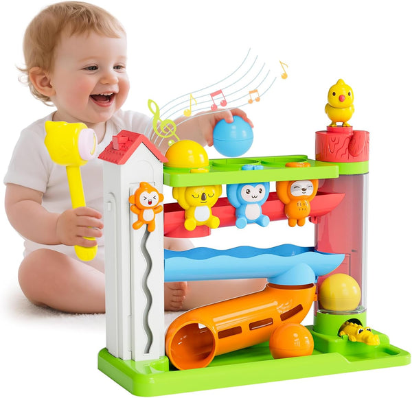 Ussybaby Toddler Musical Toys for 1+ Years Old Boy,Motor Skills Developmental Baby