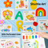 25 2 Set, Shuttle Art Paint with Water Coloring Book for Kids, Sea World Themed Pages with Brushes, Mess-Free