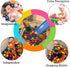 Portable Cute Blue Hexagon Children Ball Pit, Indoor/Outdoor Easy Folding Play Pool with Carry Tote