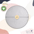 Tummy (40"x40") Byrd & Blume Round Baby Play Mat, Organic Cotton Soft Padded Nursery Floor Mat, Safe Hypoallergenic