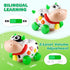 BAYSING 6-12-18 1 7 8 9 10 1st Baby Toys Months, Musical Cow Toys for Year Old Boy Girl, Crawling Walking Infant Toy