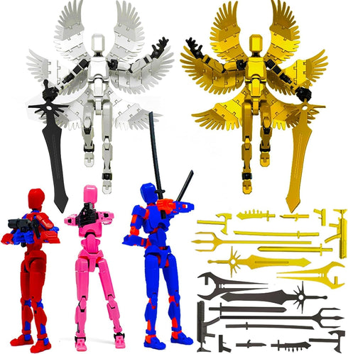 WKSBBTS T13 Action Figure Set 5 Pack, Titan 13 Action Figure, Dummy 13