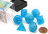 Luminary 7-Die Set Polyhedral Sky-Silver