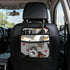 PPIKTC Spacious Hanging Auto Seat Organizer with Ventilated Mesh Pockets for Wet Wipes and Baby Supplies, Cute
