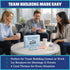 200 Team Building Games for Work Conversation Cards for Team Building. Fun Office Games and Conversation Starter Cards