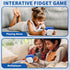 6 Intoypad Pop Game Light Up Fidget Toy for Kids, Modes LED Screen Quick Push Games Controller Electric Fidget Popper