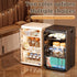 Triflice 3-Tier Baby Bottle Organizer and Drying Rack with Removable Shelves & Magnetic Door - Dust-Proof Storage Box