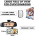 Baby Car Mirror for Rear Facing Car Seats, Wide Field of View, Easily Monitor Babies and Pets in All Cars