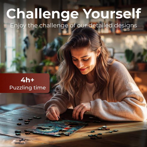 A3 272 15.4" 10.9" (39.1cm 27.6cm) Crafthub Landscape Puzzle for Adults out of Quality Wood Lighthouse Puzzle