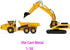 Ailejia 1/50 Scale Articulated Dump Truck Excavator Toy Alloy Models for Construction Vehicle Gifts
