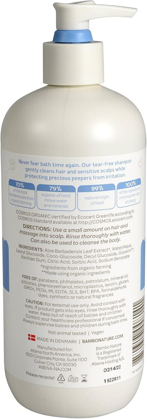 16.9 oz 1 Count Bambo Nature Tear Clear Baby Shampoo, fl Bottle