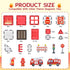 3-5 3-5, Magnetic Tiles, Firetruck Toys Years Old, Fire Trucks for Toddlers Magnetic Building Blocks for Kids, STEM