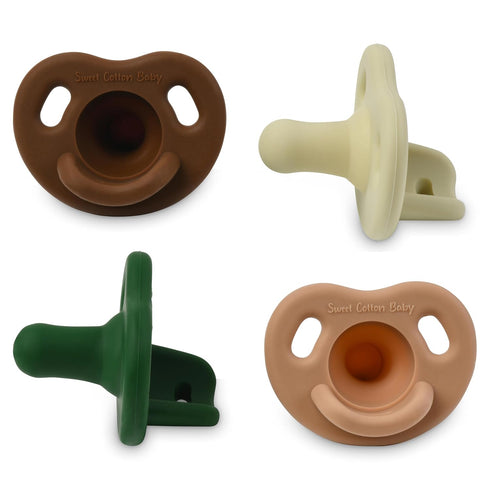 Pacifier Soft Silicone 0-36 Months BPA Free Natural Latch Lightweight, Dishwasher Safe