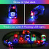 Tracks Cars Magic, Light Up Toy Race Cars, Glow in The Dark Gifts for Kids with LED Flashing Light
