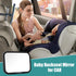 Oxnaleah 360 Car Mirror for Baby,Shake proof,Shatterproof Baby Car Mirror for Safe Travel, Rotation, Clear Wide View