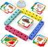 Edulok Word Race Cube - Preschool Wooden Alphabet Letter Blocks & Phonics Matching