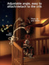 0 3 6 9 TUMAMA Baby Crib Mobile, Nursery Musical Mobile with Remote Control,Projection Night Light, Music and White