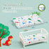 Pack Pack 38" 26" Trifold and Play Mattress Portable N Play Mattresses with Washable Cover Waterproof Travel Crib