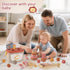 6-12 6-12-18 6+ FEBALHS Montessori Toys for Months, Baby Toys Months with Montessori Baby Blocks Toy, Shape Sorting
