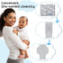 Baby Portable Changing Pad Travel - Waterproof Compact Diaper Changing Mat with Built-in Pillow - Lightweight