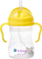 b.box Sippy Cup with Weighted Straw, Leak Proof, Spill Proof, Easy Grip for Babies 6m+ to Toddlers (Lemon, 8oz)