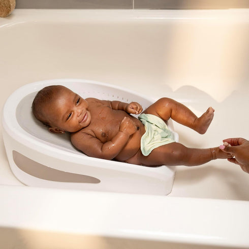 Ingenuity Easy Rinse Bather Baby Bath Seat, Non-Slip Soft Support for 0-6 Months, Up to 20 lbs