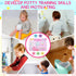 khlerox 40 Potty Training Chart for Toddlers with Large Reusable Magnetic Star Stickers, Interactive Reward Chart