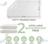LegacyHOME 2 Pack, Toddler Mattress Pads - XL Bed Pads for Potty Training Kids, Toddler Pee Pads for Bed, Bed Pee Pads