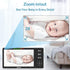 Blemil 5.5" 4000mAh Baby Monitor, HD Split-Screen with Battery, Panoramic Zoom Video Baby Monitor with Camera