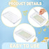 Hushee 12 7.87 4.72 0.67 Pcs Clear Flat Breast Milk Freezer Storage Organizer Space Saving Breastmilk Storage