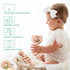 6 Set- 0-6 0-6 Pieces Toy Wooden Baby Toys for Babies Months,Wooden Toys for Babies Rattles with Bells,Wooden Rattles