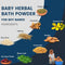 Generic 100% 150 Baby Herbal Bath Powder for Boy Babie, No Artificial Color Added, No Preservatives Added, Nature - gm