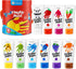 Jar Melo Washable Finger Paints for Toddlers, 10 Colors Large Capacity (2.1fl