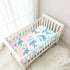 CZXW Hammerhead 52" 28" Cartoon Sharks Crib Sheets Fitted x Natural Cotton Soft & Breathable for Baby Crib Mattress