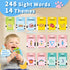 Toddler Toys Talking Flash Cards for 1-6 Year Old Boys and Girls, Autism Sensory Toys for Educational Learning