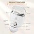 3 Settings, Trimmer Electric Nail Clipper with Nail File, Rechargeable Automatic Fingernail Clipper with Nail Debris