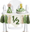 Squway 1/2 Birthday Boy High Chair Banner - 3PCS Half Birthday Decorations with