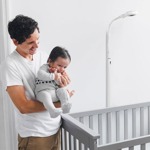 Didalo Floor Stand for Nanit Pro Baby Monitor, Gooseneck Swivel Holder Mount with Adjustable Height and Stable