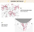 CZXW 52" 28" Pink Bowknot Pattern Crib Sheets Fitted x Natural Cotton Soft & Breathable for Baby Crib Mattress