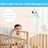 Flexible Clip Baby Monitor Mount - Compatible with Hello Baby Monitor Models, 19.4" Holder for Anywhere Mounting