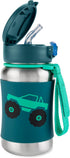 Sparks Stainless Steel Toddler Sippy Cup with Straw - Truck Design