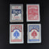 6pcs Plastic Playing Card Deck Cases, Empty Holder Storage Organizer, Suitable for 3.5X2.5 inch Cards