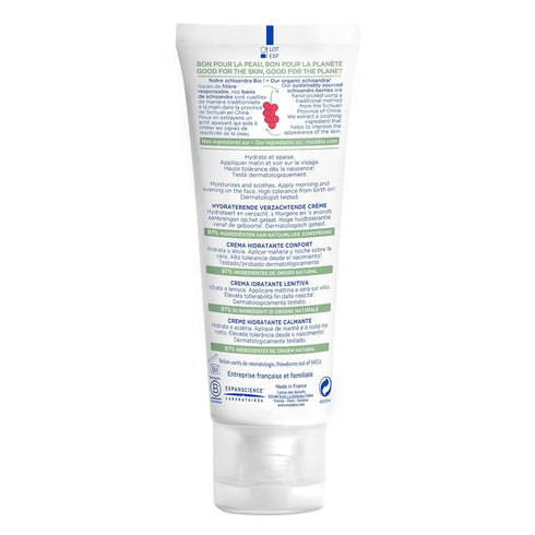 Mustela Baby Soothing Moisturizing Cream - Fragrance-Free Face Moisturizer for Very Sensitive Skin - 1.35 fl. oz. with