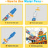 BATHKITS 3 Pack 30 3+ Reusable Water Painting Book for Kids - Magic Water Coloring Books with Water Pens, Fairy Tale