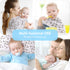 5 Pack Set, Burp Cloths for Baby Boys and Girls - Combed Cotton Baby Burp Extra Absorbent & Soft Burping Cloth, Burp
