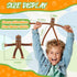 yewfall Kids,4Pcs Sensory Toys Italian Brainrot Pop Tubes Fidget Toys for Toddler Travel Toys with Suction Cups